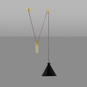 Roll & Hill - Shape Up Pendant Cone Black